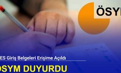 ALES giriş belgeleri erişime açıldı