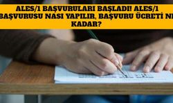 ALES/1 Başvuruları Başladı! ALES/1 Başvurusu Nasıl Yapılır, Başvuru Ücreti Ne Kadar?