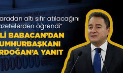 Ali Babacan'dan Cumhurbaşkanı Erdoğan'a : Paradan Altı Sıfır Atılacağını Gazetelerden Öğrendi