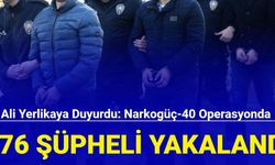 Ali Yerlikaya duyurdu: Narkogüç-40 Operasyonda 376 şüpheli yakalandı