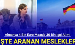 Almanya 4 bin euro ile çalışacak 30 bin işçi alacak (Temizlik, güvenlik, işçi, kamyon ve otobüs şoförü, elektronikçi, inşaat mühendisi)