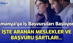 Almanya'ya İş Başvuruları Başlıyor! İşte Aranan Meslekler, Başvuru Şartları...