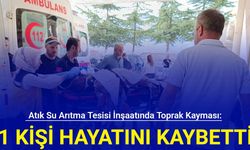 Amasya’da atık su arıtma tesisi inşaatında toprak kayması: 1 kişi hayatını kaybetti