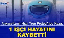 Ankara-İzmir hızlı tren projesi'nde kaza: 1 işçi hayatını kaybetti