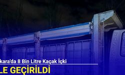 Ankara'da 8 bin litre kaçak içki ele geçirildi