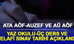 AÖF Üç Ders, Telafi, Yaz Okulu Başvuru Başvuru ve Sınav Tarihleri Açıklandı (ATA AÖF, AUZEF Anadolu Üniversitesi)