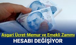 Asgari ücret, memur ve emekli maaş zammı hesabı değişiyor