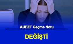 AUZEF Ders Geçme Notu Değişti