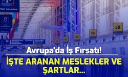 Avrupa'da İş Fırsatı! İşte Aranan Meslekler ve Şartları...