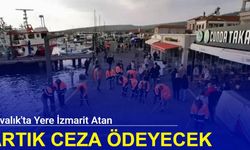 Ayvalık'ta yere izmarit atan, artık ceza ödeyecek