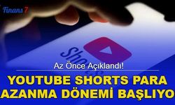 Az Önce Açıklandı! YouTube Shorts para kazanma dönemi başlıyor!