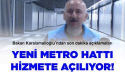 Bakan Adil Karaismailoğlu'ndan Pendik-Sabiha Gökçen Metro Hattıyla İlgili Son Dakika Açıklamaları Geldi