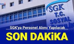 Bakan Bilgin'den son dakika: SGK'ya yeni personel alımı yapılacak 2023