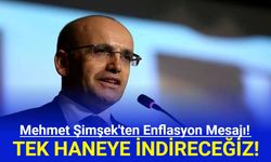 Bakan Şimşek'ten Enflasyon Mesajı: Tekrar Tek Haneye İndireceğiz!
