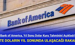 Bank of America, Yıl Sonu Dolar Kuru Tahminini Açıkladı!