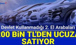 BAŞLADI: Devlet, kullanmadığı 2. el arabaları 200 bin TL'den ucuza satıyor