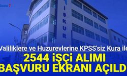 işkur başvuru ekranı açıldı: Valilik ve Huzurevlerine KPSS'siz kura ile 2544 TYP işçi alımı başladı 2023