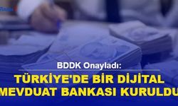 BDDK Onayladı: Türkiye'de Bir Dijital Mevduat Bankası Kuruldu