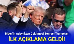 Biden'in Adaylıktan Çekilmesi Sonrası Trump'tan İlk Açıklama Geldi!