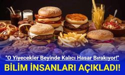 Bilim İnsanları Açıkladı: "O Yiyecekler Beyinde Kalıcı Hasar Bırakıyor!"