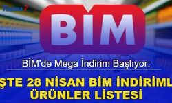 BİM'de mega indirim başlıyor: 28 Nisan BİM aktüel ürünleri belli oldu