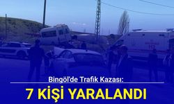 Bingöl'de trafik kazası: 7 kişi yaralandı