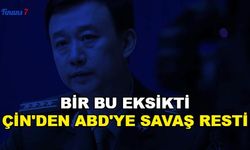 Bir Bu Eksikti: Çin'den ABD'ye Gerekirse Savaşırız Resti