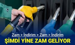 Bir zam bir indirim gelen akaryakıta şimdi yine zam geliyor