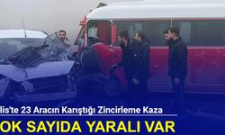 Bitlis'te 23 aracın karıştığı zincirleme kaza: Çok sayıda yaralı var