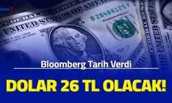 Bloomberg tarih verdi: Dolar 26 TL olacak!