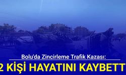 Bolu'da zincirleme trafik kazası: 2 kişi hayatını kaybetti, 3 kişi yaralandı