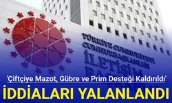 'Çiftçiye mazot, gübre ve prim desteği kaldırıldı' iddiaları yalanladı