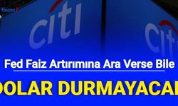 Citi Group: "Fed Faize Ara Verse Bile Dolar Yükselişe Devam Edecek"