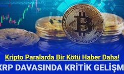 Coinleri düşüren bir haber daha: XRP davasında kötü gelişme!