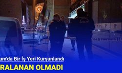 Çorum'da Bir İş Yeri Kurşunlandı