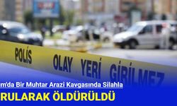 Çorum'da Bir Muhtar Arazi Kavgasında Silahla Vurularak Öldürüldü