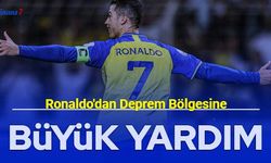 Cristiano Ronaldo'dan büyük deprem yardımı