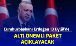 Cumhurbaşkanı Erdoğan 13 Eylül'de Altı Önemli Paket Açıklayacak! İlave Tedbirler Geliyor...