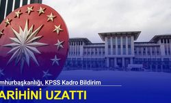 Cumhurbaşkanlığı, KPSS kadro bildirim tarihini uzattı