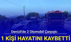 Denizli'de 2 otomobil çarpıştı: Sürücü kursu eğitmeni hayatını kaybetti, 5 kişi yaralandı