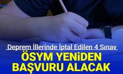 Deprem illerinde iptal edilen MSÜ, TUS, ALES ve YÖKDİL için yeni başvuru duyurusu 2023