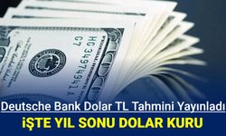 Deutsche Bank'tan Dolar  TL tahmini