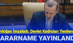 Devlet kadroları yenilendi: Cumhurbaşkanı Erdoğan, atama kararnamesini imzaladı