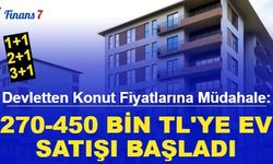 Devletten konut fiyatlarına müdahale: 1+1, 2+1, 3+1 daireler 270.000 TL'den satışa çıktı 2023