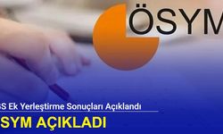 DGS ek yerleştirme sonuçları açıklandı