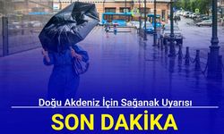 Doğu Akdeniz için sağanak uyarısı