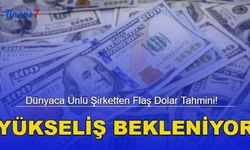 Dünyaca Ünlü Şirketten Flaş Dolar Tahmini! Yükseliş Bekleniyor...