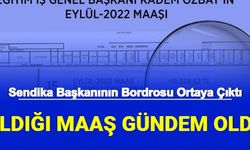 Eğitim İş Sendikası Başkanının Aldığı Maaş Açıklandı