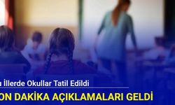 Eğitime 'hava muhalefeti' engeli: 3 ilde okullar 1 gün tatil edildi