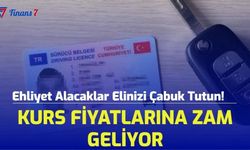 Ehliyet Alacaklar Elinizi Çabuk Tutun! Kurs Fiyatlarına Zam Geliyor